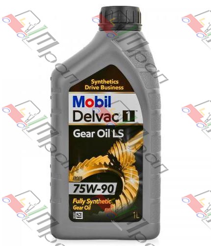 Масло трансмисс. Mobil Delvac 1 GEAR Oil LS 75W90 1 л.