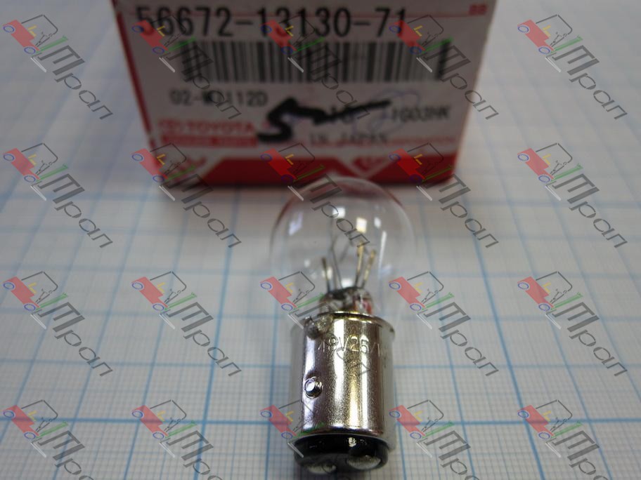 TOYOTA 56672-13130-71 Лампочка 48В,  25/10W (HH)
