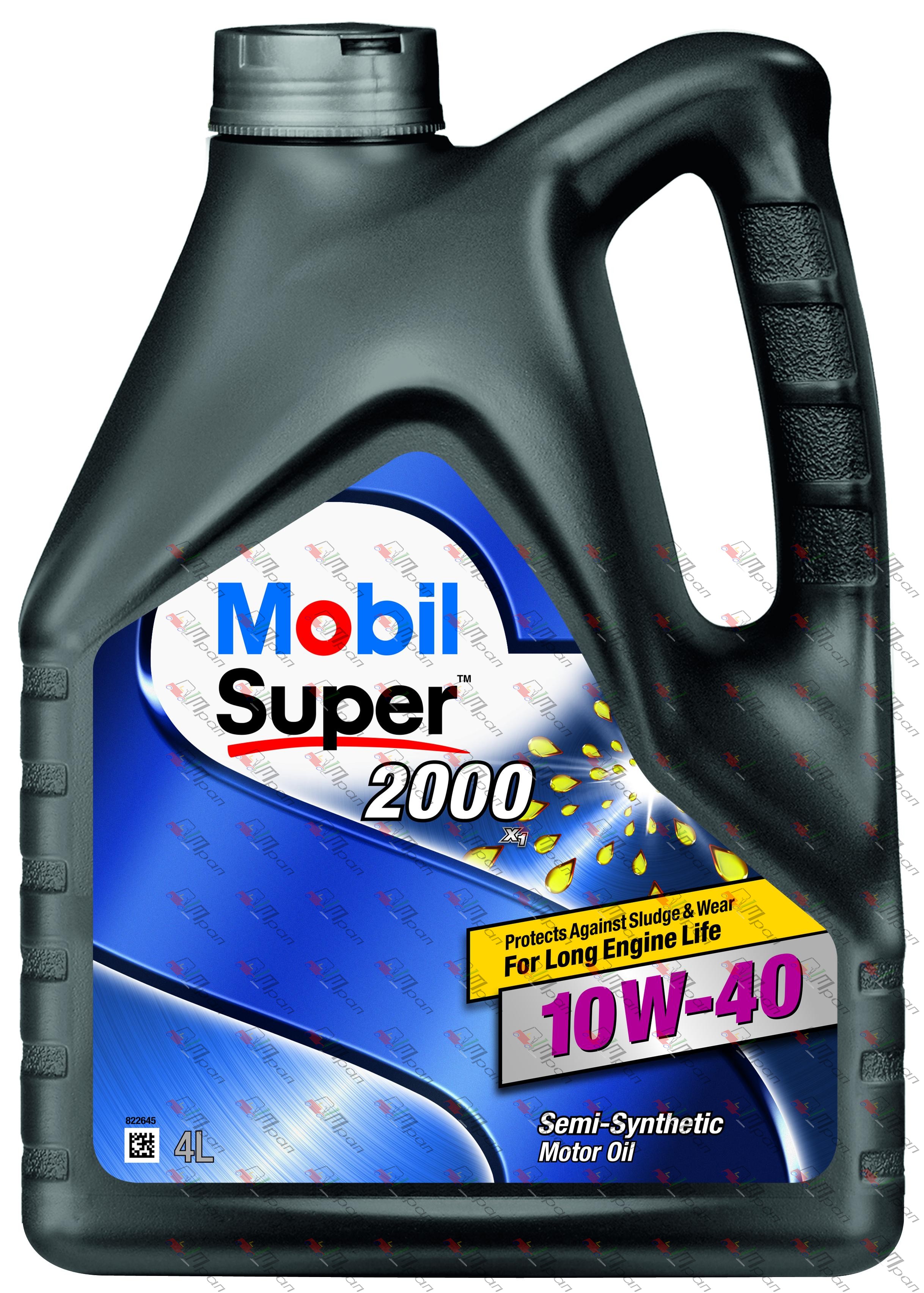 Mobil Масло моторное полусинтетич. Mobil Super 2000 10w40 4л