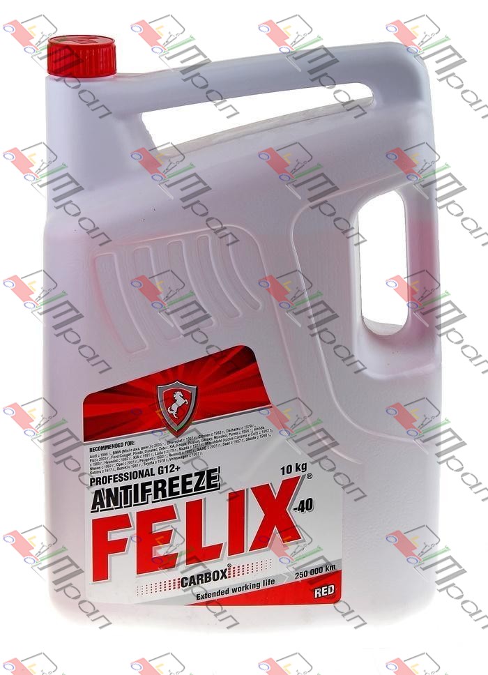 FELIX Антифриз Felix G12 красный, 10л (розлив)